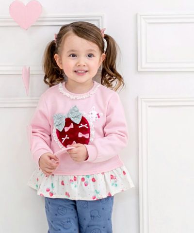 おしゃれでかわいい子供服 キムラタン 人気ランキング　女の子　トレーナー